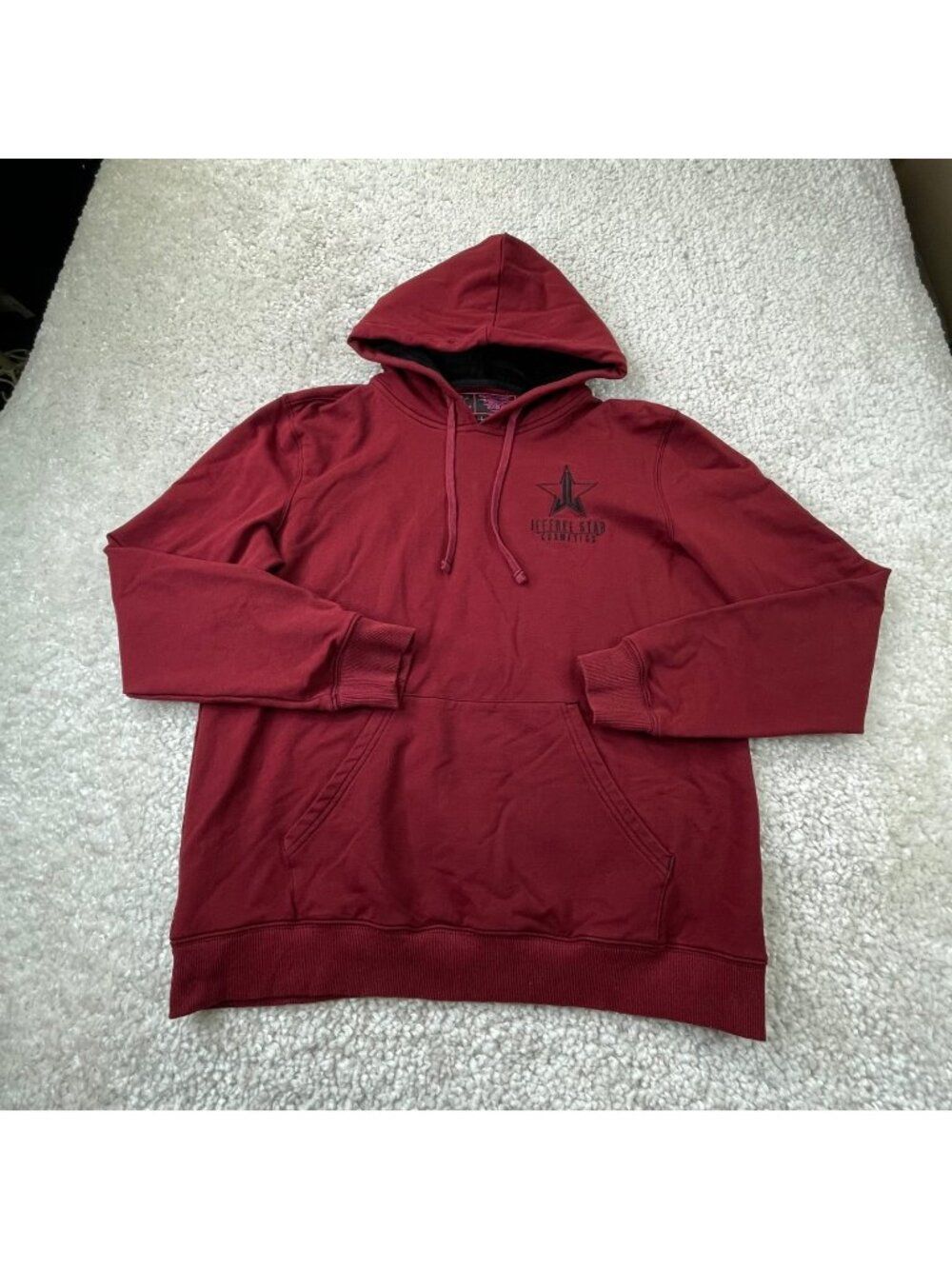 Jeffree Star Cosmetics Hoodie Red Burgundy Womens Large